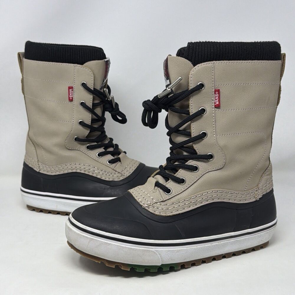 Vans Standard MTE Jake Kuzyk Snow Boots Men 7 Women 8.5 Black Khaki RARE